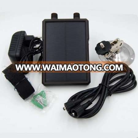 Mini solar panel for outdoor wildlife trail hunting camera